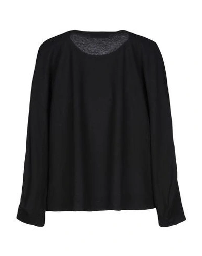 Shop Zanone Woman T-shirt Black Size L Cotton