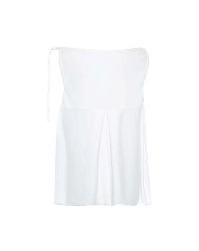 Shop Ma'ry'ya Woman Top Ivory Size M Cotton In White