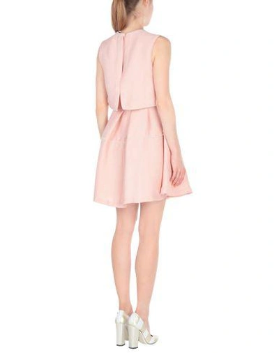 Shop Sandro Short Dress In Pink