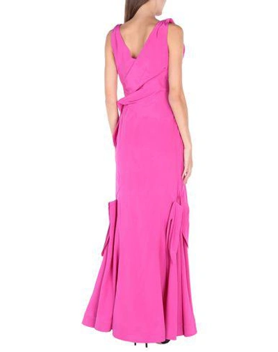 Shop Moschino Formal Dress In Mauve