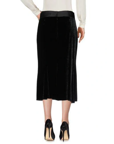 Shop Dolce & Gabbana Woman Midi Skirt Black Size 4 Viscose, Silk