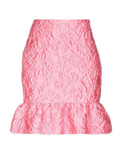Shop Moschino Midi Skirts In Pink