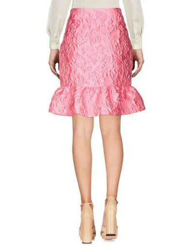 Shop Moschino Midi Skirts In Pink