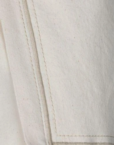 Shop Isabel Marant Woman Shorts & Bermuda Shorts Ivory Size 4 Cotton, Viscose, Elastane In White