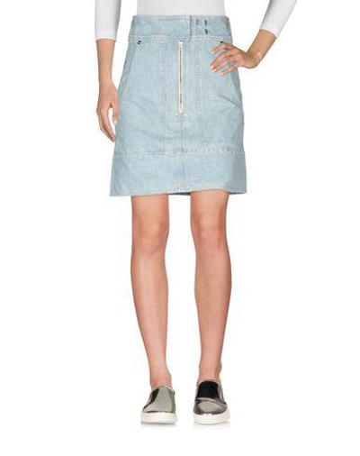 Shop Isabel Marant Denim Skirts In Blue