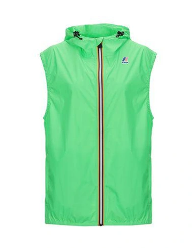 Shop K-way Jackets In Light Green