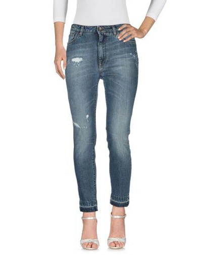 Dolce & Gabbana Distressed Grace Jeans In Blue