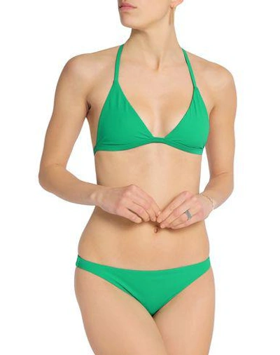Shop Alix Bikini Tops In Green