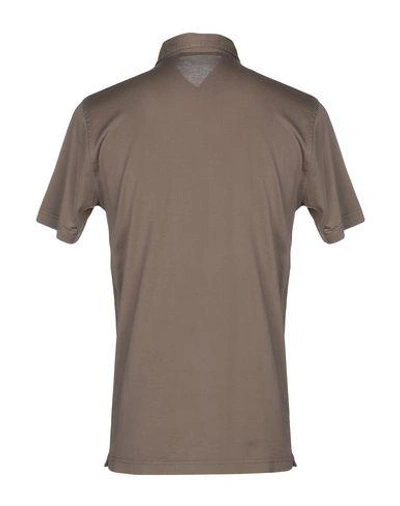 Shop Jeordie's Man Polo Shirt Brown Size Xl Supima
