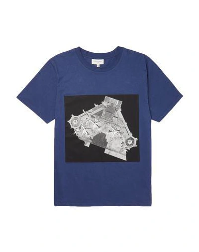 Shop Public School T-shirt In Blue