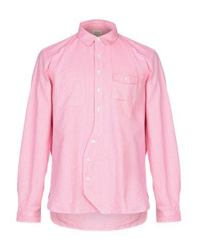 Shop Wooster + Lardini Shirts In Pink