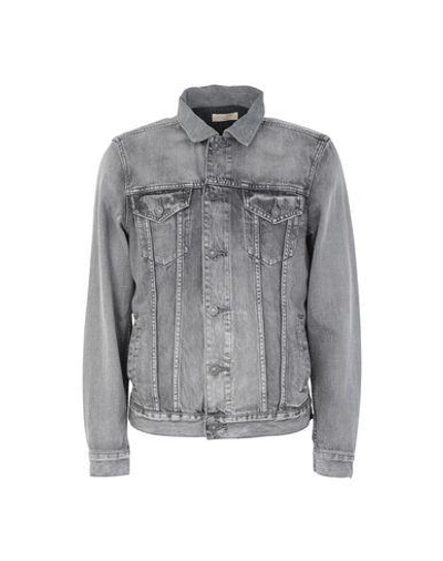 Shop Allsaints Denim Jacket In Grey