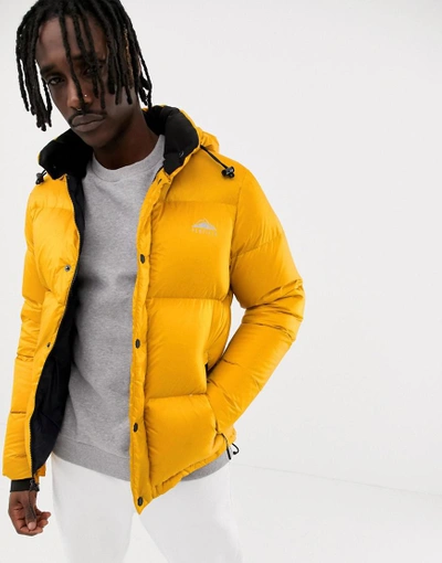 Penfield Equinox Puffer Jacket Detachable Hood In Golden Yellow - Yellow |  ModeSens