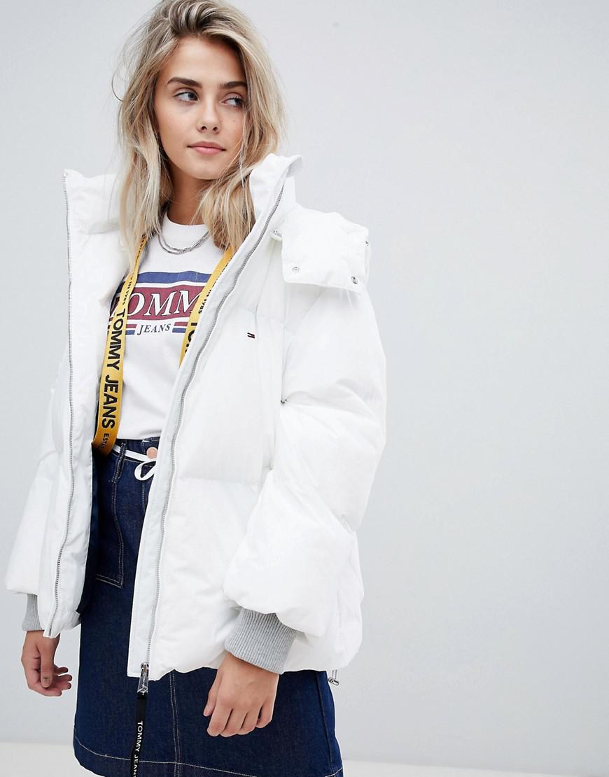 tommy jeans oversized padded jacket