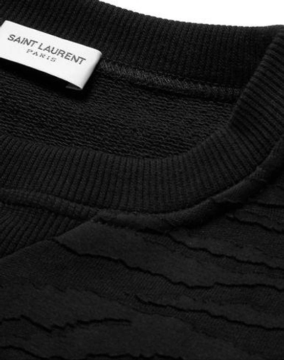 Shop Saint Laurent Sweatshirts In Black