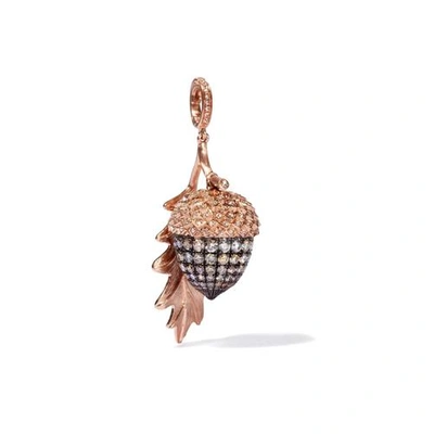 Shop Annoushka 18ct Rose Gold Acorn Seed Pendant