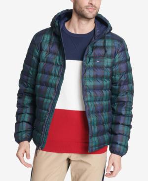 men's color block hooded ski coat