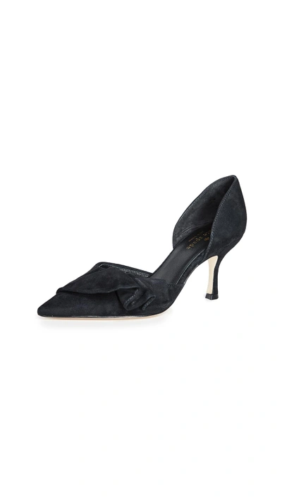 Shop Kate Spade Shayna Point Toe Pumps In Black