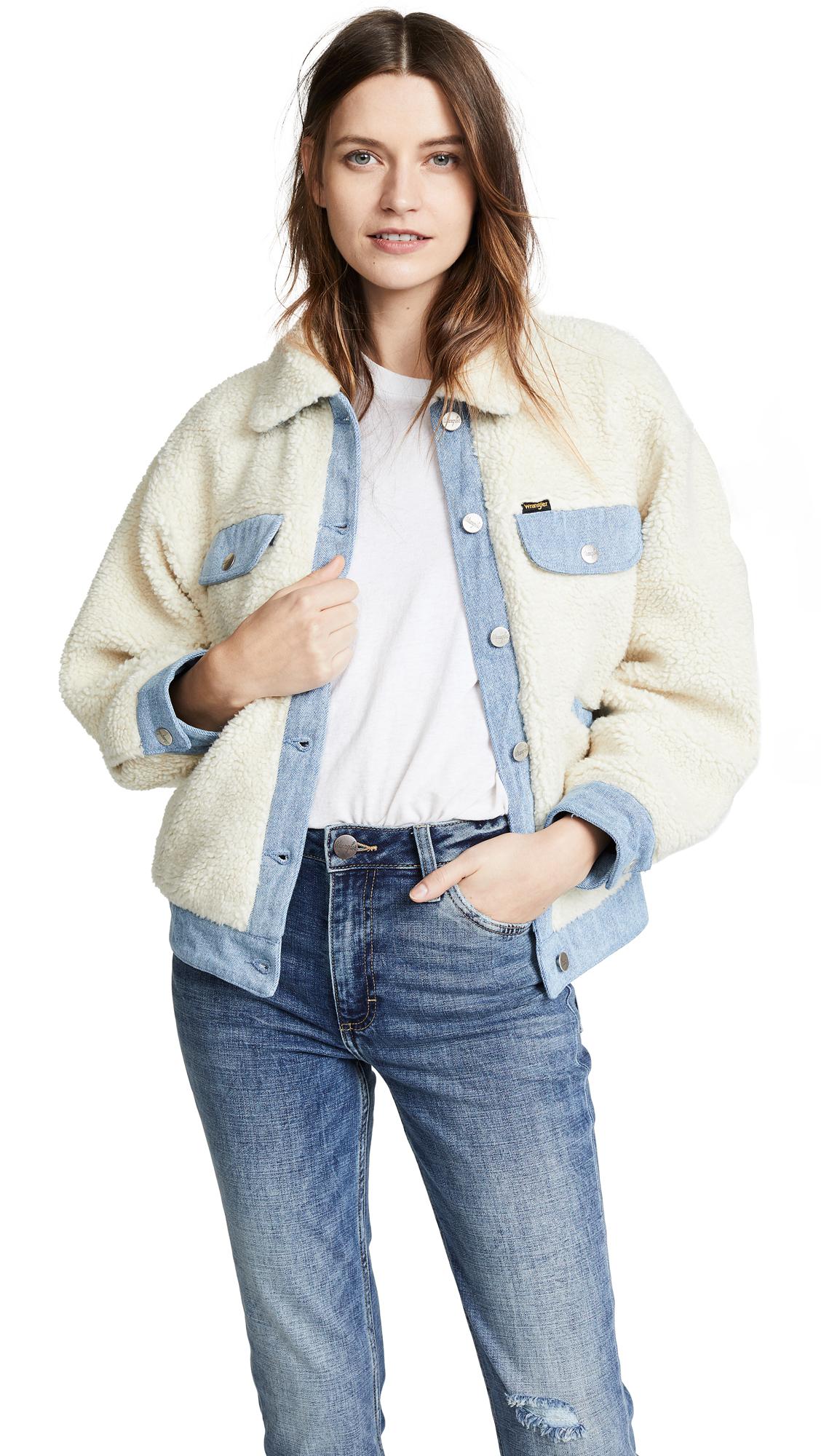 wrangler sherpa jacket womens