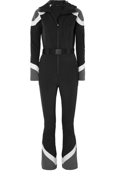 Shop Perfect Moment Allos Color-block Ski Suit In Black