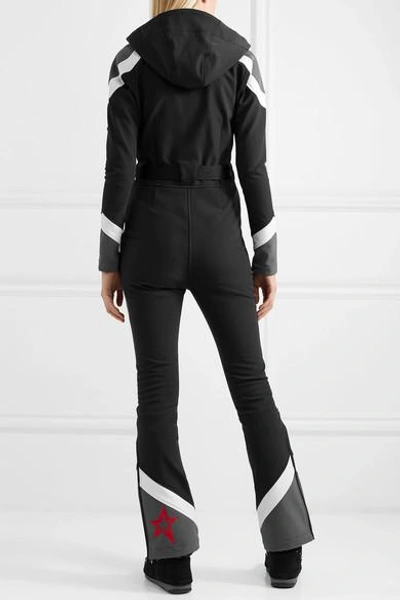 Shop Perfect Moment Allos Color-block Ski Suit In Black