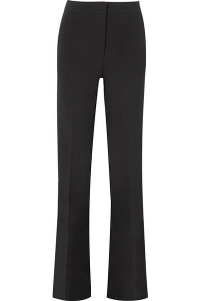 Shop Emilio Pucci Wool-blend Flared Pants In Black