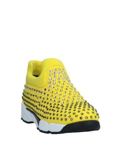 Shop Pinko Sneakers In Yellow