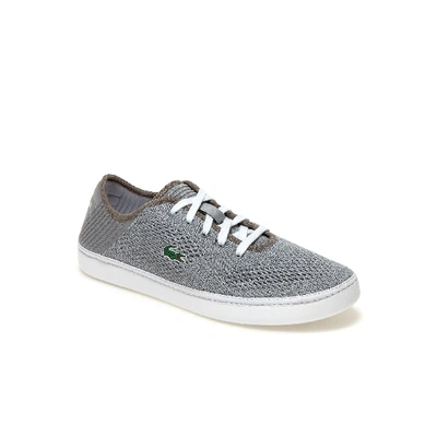 Shop Lacoste Men's L.ydro Lace Textile Trainers In Grey/white