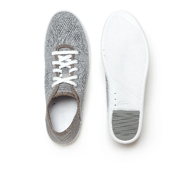 Shop Lacoste Men's L.ydro Lace Textile Trainers In Grey/white