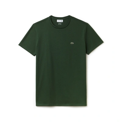 Lacoste Embroidered-logo Cotton T-shirt In Green | ModeSens