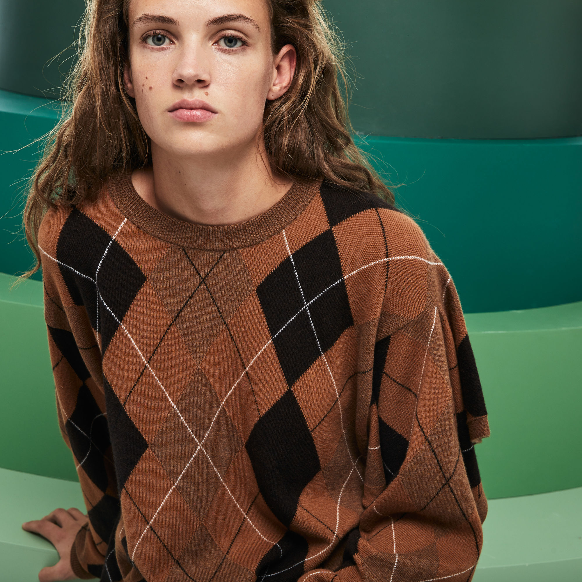 lacoste argyle sweater