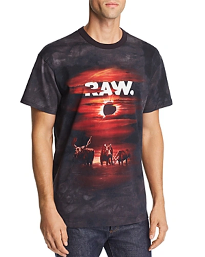Shop G-star Raw X Jaden Smith Forces Of Nature Eclipse Graphic Loose Fit Tee In Black