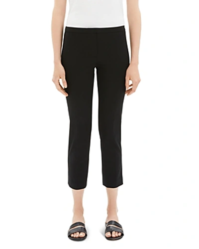 Shop Theory Classic Cropped Skinny Pants In Black