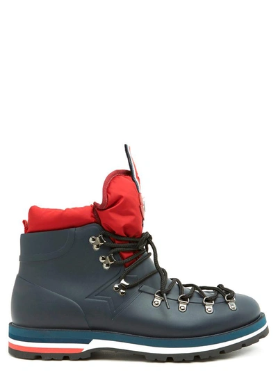 Shop Moncler Henoc Lightweight Boots In Blue