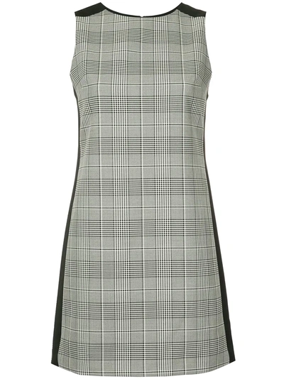 Shop Alice And Olivia Clyde Side Stripe Dress In Grey