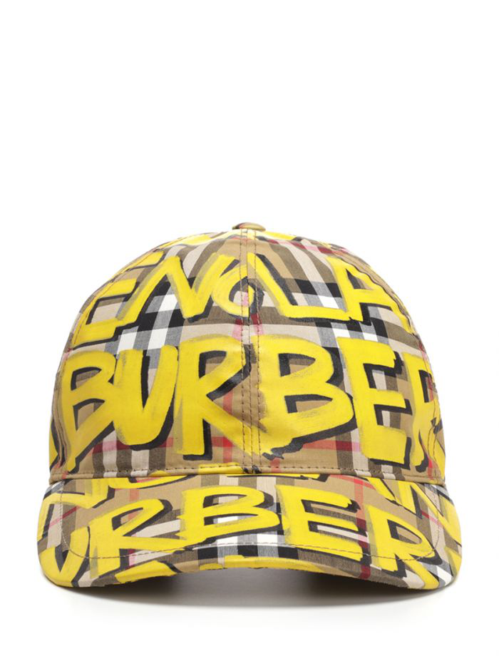 burberry graffiti cap