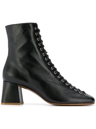 Shop By Far Becca Ankle Boots In Black