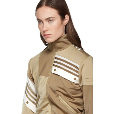 Adidas Originals By Danielle Cathari Beige Deconstructed Track Jacket In  Khaki/cardb | ModeSens
