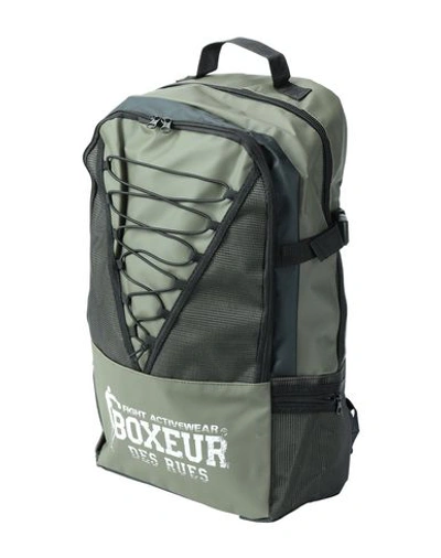 Shop Boxeur Des Rues Backpacks & Fanny Packs In Military Green