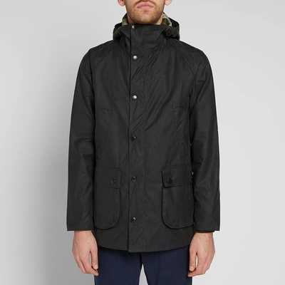 Barbour Sl Bedale Hooded Wax Jacket - White Label In Green | ModeSens