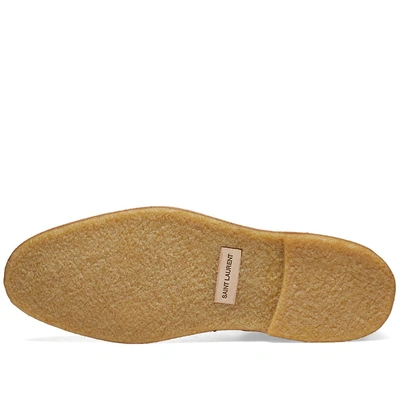 Saint laurent nino crepe top sole suede chelsea boot