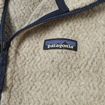 Shop Patagonia Woolyester Fleece Jacket In Neutrals