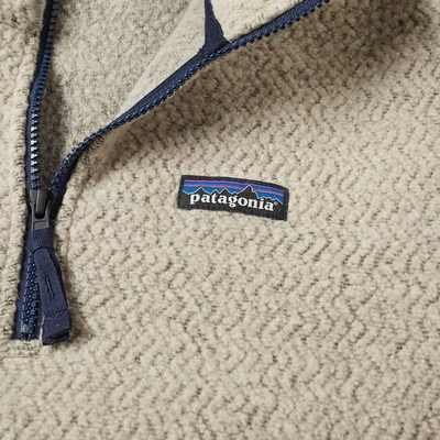 Shop Patagonia Woolyester Pullover Fleece In Neutrals