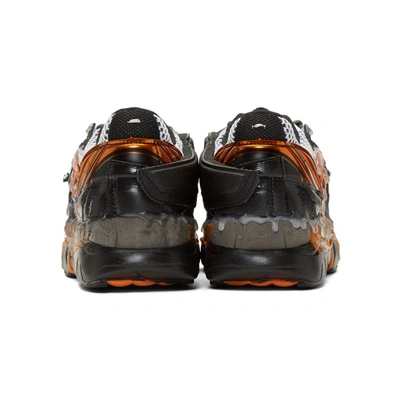 Shop Maison Margiela Orange & Black Fusion Sneakers