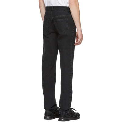 Shop Matthew Adams Dolan Black Slim Jeans