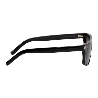 Shop Saint Laurent Black Sl 246 Sunglasses In 001 Black