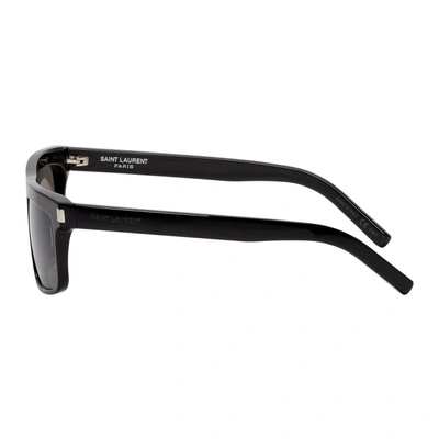 Shop Saint Laurent Black Sl 246 Sunglasses In 001 Black