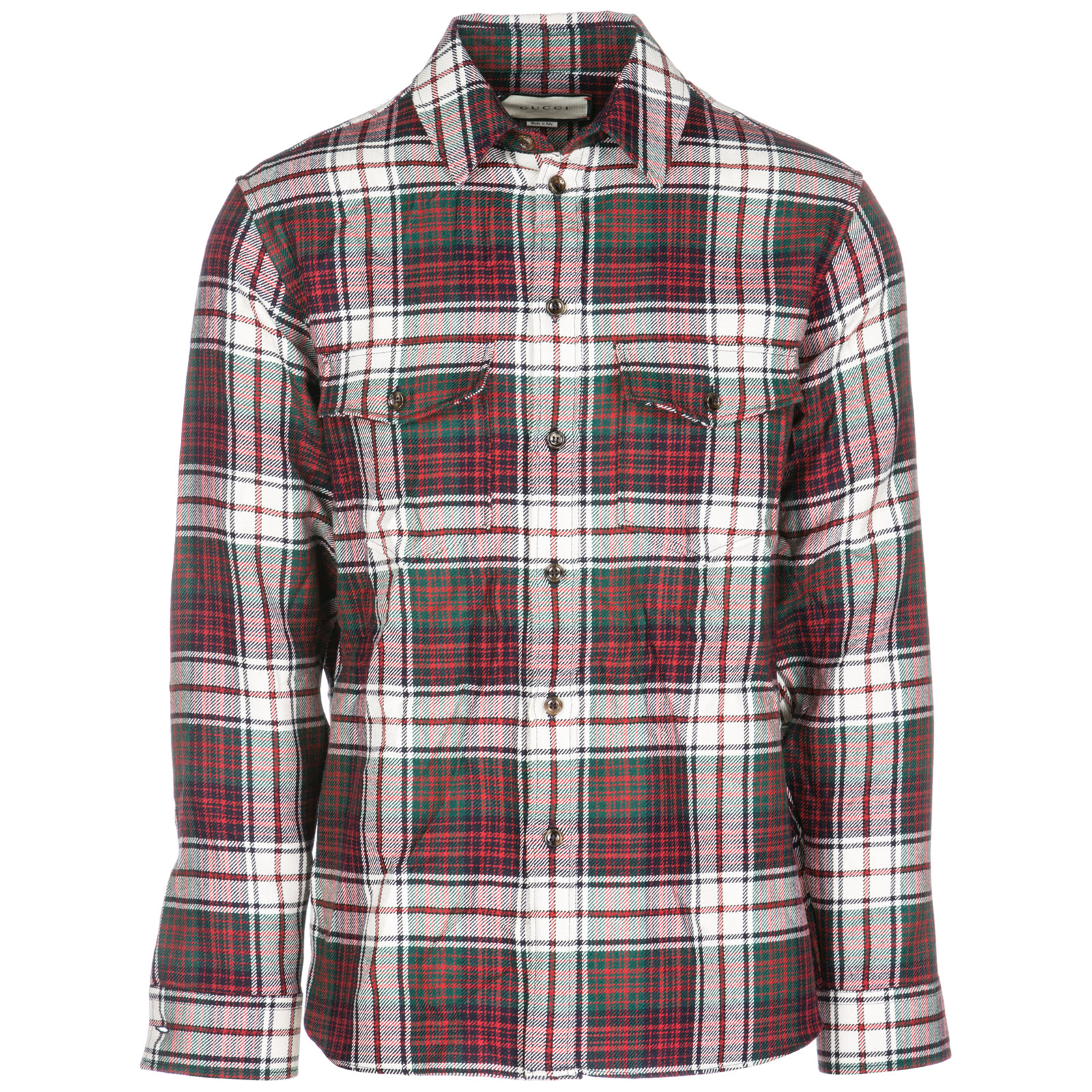 red gucci dress shirt