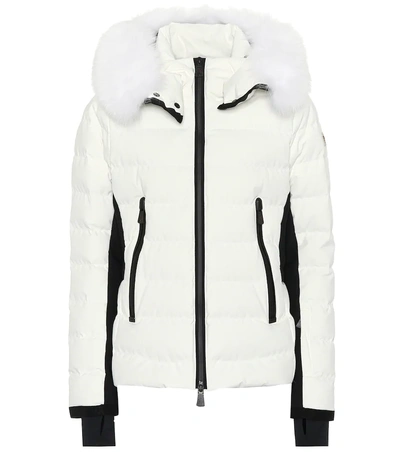 Shop Moncler Lamoura Down Ski Jacket In White