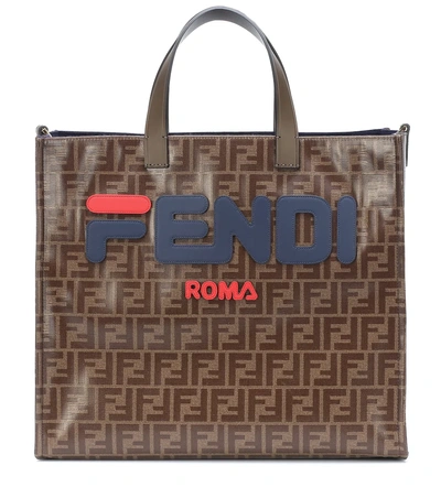 Shop Fendi Mania Logo Shopper